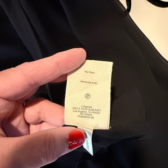 L’AGENCE Velvet midi dress size 2 - Picture 8 of 9